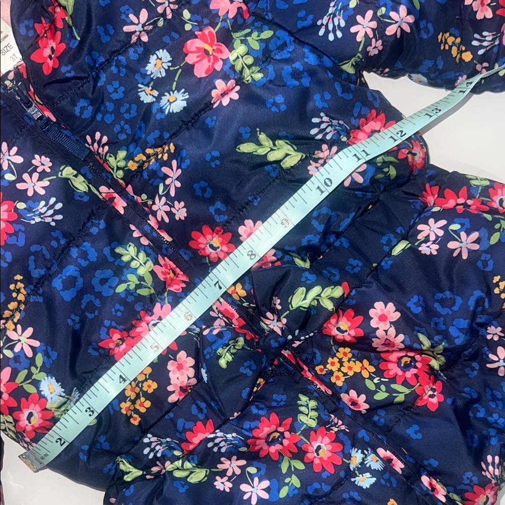 Little Me Navy Floral Jacket - Picture 7 of 10